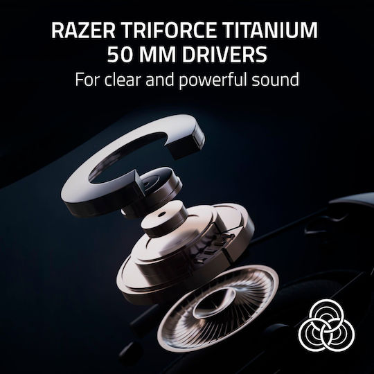 Razer BlackShark V2 HyperSpeed Wireless Over Ear Gaming Headset with Connection Bluetooth / USB