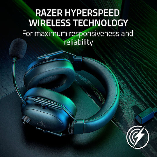 Razer BlackShark V2 HyperSpeed Wireless Over Ear Gaming Headset with Connection Bluetooth / USB