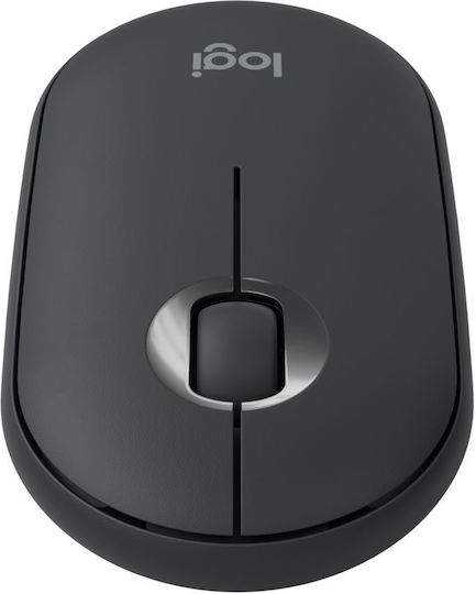 Logitech Pebble M350s Ασύρματο Bluetooth Ποντίκι Graphite
