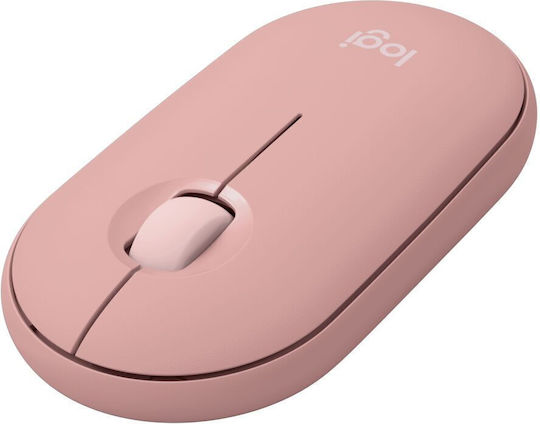 Logitech Pebble M350s Ασύρματο Bluetooth Ποντίκι Rose