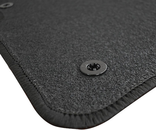 Rigum Set of Front and Rear Mats 4pcs for Alfa Romeo Giulietta 2008 2016 Black