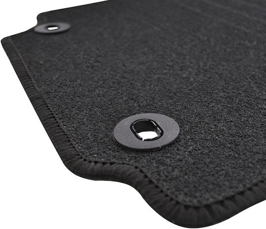 Rigum Set of Front and Rear Mats 4pcs for Honda HR-V 2015 2021 Black