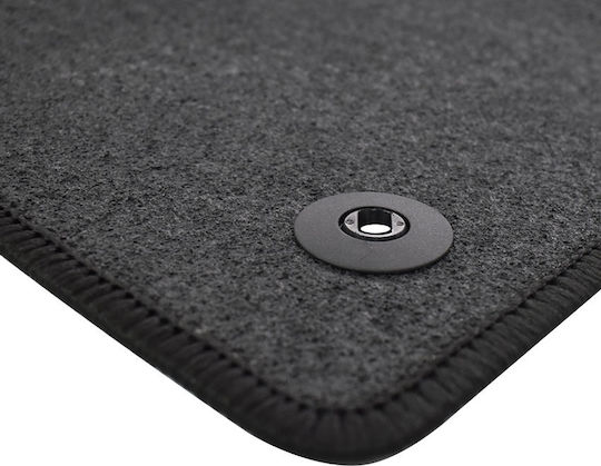 Rigum Set of Front and Rear Mats 4pcs for Kia Sorento 2020+ Black