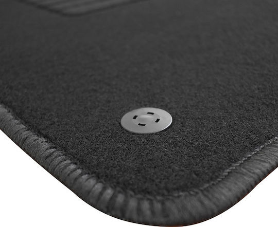 Rigum Set of Front and Rear Mats 4pcs for Alfa Romeo Giulietta 2010 2020 Black