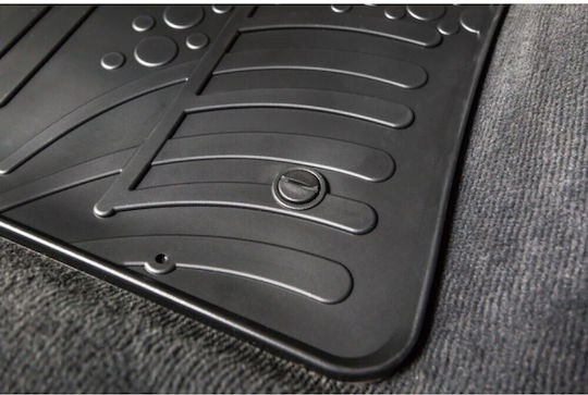 Gledring Set of Front and Rear Mats 2pcs for Mercedes-Benz Actros 2011 Black