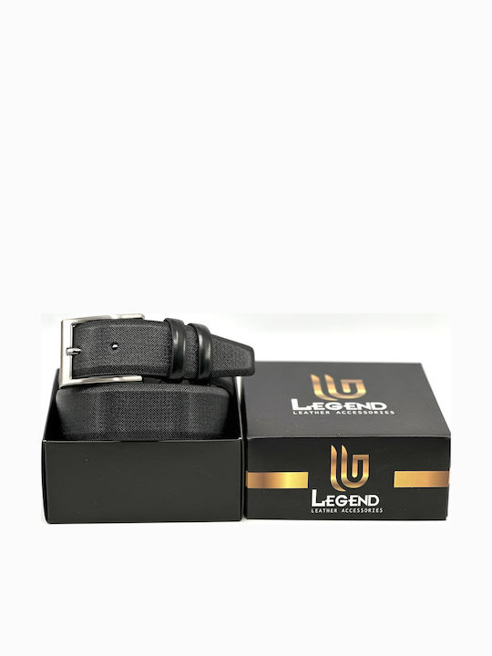Men's Belt Leather Black