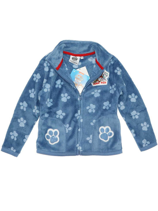 Nickelodeon Kids Cardigan Fleece Blue