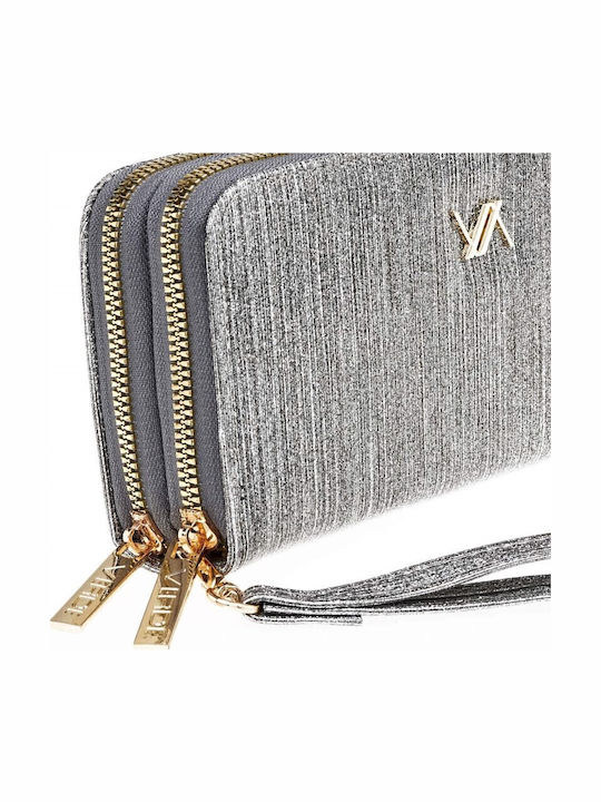 Large Women's Wallet Classic Silver
