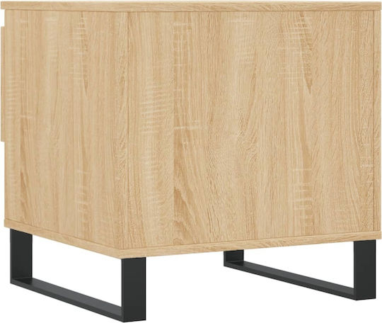 Masă Laterală Rectangulară Din Lemn Cu Sertare Sonoma Stejar 2 Buc M50xL46xÎ50cm