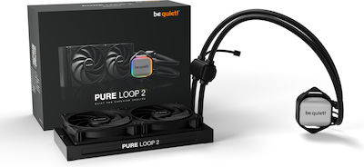 Be Quiet Pure Loop 2 Υδρόψυξη Επεξεργαστή Διπλού Ανεμιστήρα 120mm για Socket AM4/AM5/1700/1200/115x με ARGB Φωτισμό