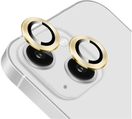 Lens Protector Camera Protection Tempered Glass Gold for iPhone 13 / 13 mini