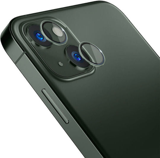3MK Lens Camera Protection Tempered Glass Green for the iPhone 15 / 15 Plus