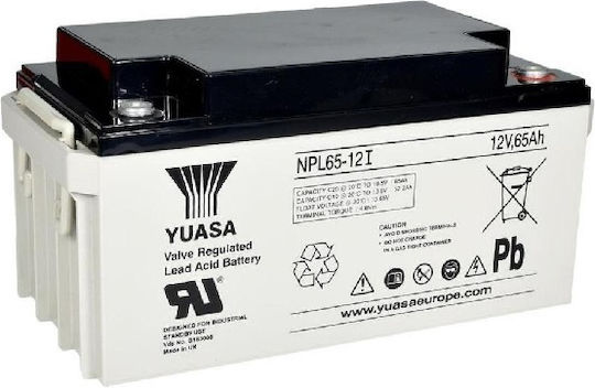 Yuasa NPL65-12I Батерия UPS с Капацитет 65Ах и Напрежение 12V 1бр