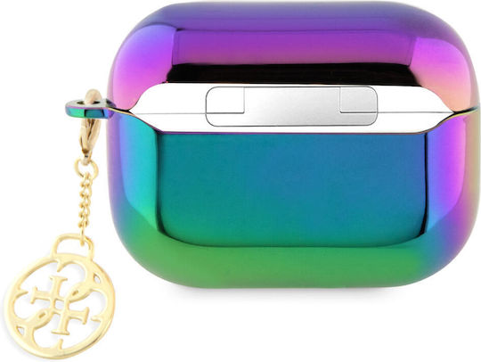Guess 4G Charm Калъф Преливащо черно за Apple AirPods Pro