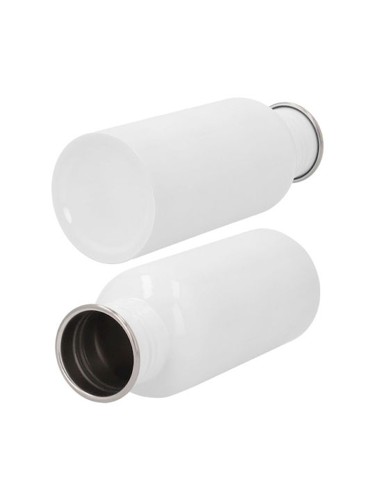 Koupakoupa Sportiv Sticlă de apă Oțel inoxidabil 600ml Alb