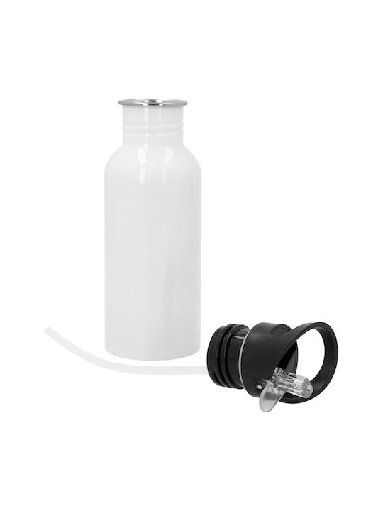 Koupakoupa Sportiv Sticlă de apă Oțel inoxidabil 600ml Alb