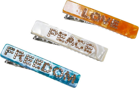 Urban Classics Decorative Agrafe de Păr Multicolor 3buc
