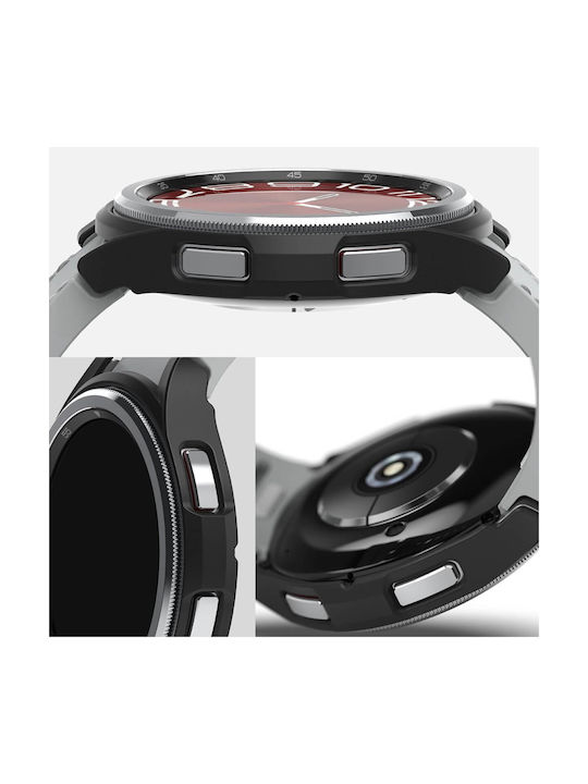 Ringke Slim 2-Pack Plastic Case Transparent / Black for Galaxy Watch6 Classic 43mm