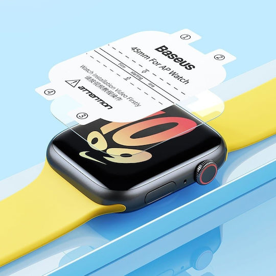 Baseus Nanocrystal Displayschutzfolie für das Apple Watch 44mm 2Stück P6001510B201-01