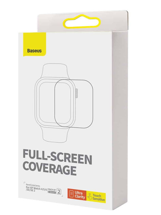 Baseus Nanocrystal Displayschutzfolie für das Apple Watch 44mm 2Stück P6001510B201-01