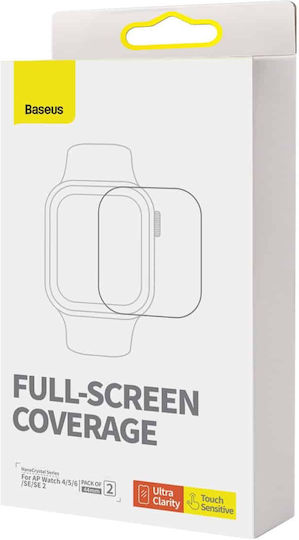 Baseus Nanocrystal Displayschutzfolie für das Apple Watch 44mm 2Stück P6001510B201-01