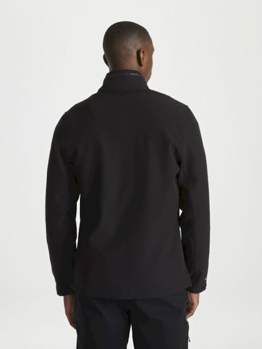 Craghoppers Altis Αντιανεμικό Κυνηγετικό Μπουφάν Softshell Μαύρο