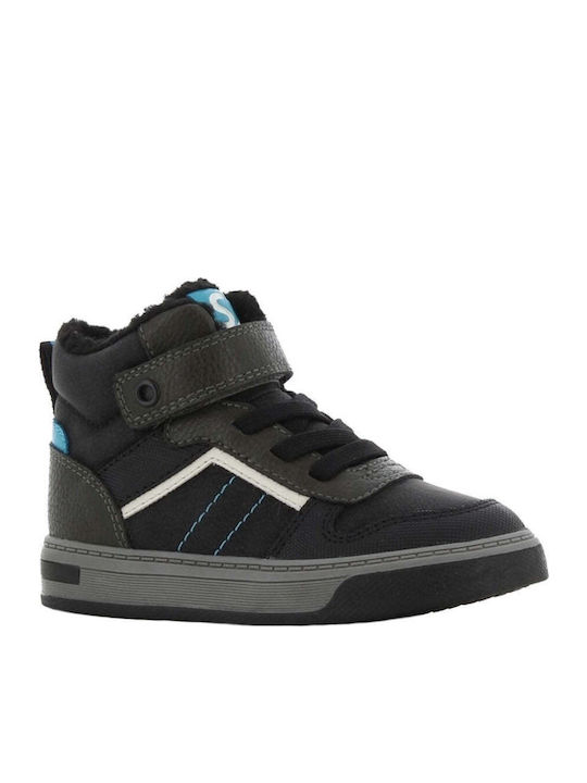 Kids Boots with Velcro Black