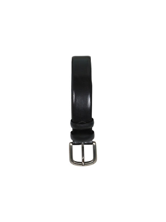 Venturi Men's Leather Belt Black