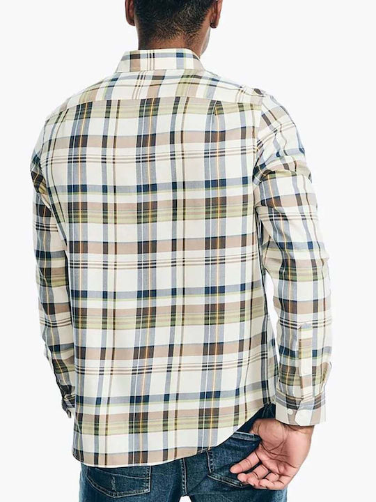 Nautica Men's Shirt Long Sleeve Multicolour