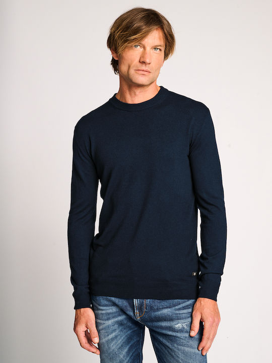 Staff Herren Langarm-Pullover Blau