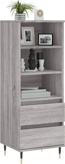 Bibliotecă Gri 40x36x110cm