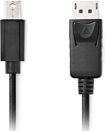 Nedis Cable DisplayPort male - mini DisplayPort male 2m Μαύρο (CCGL37400BK20)