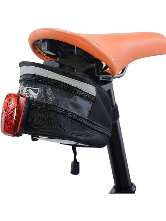 M-Wave Tilburg L Bicycle Saddle Bag Black 122360