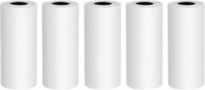 Hurtel Set of adhesive paper rolls for the HURC9 cat mini thermal printer - 5 pcs