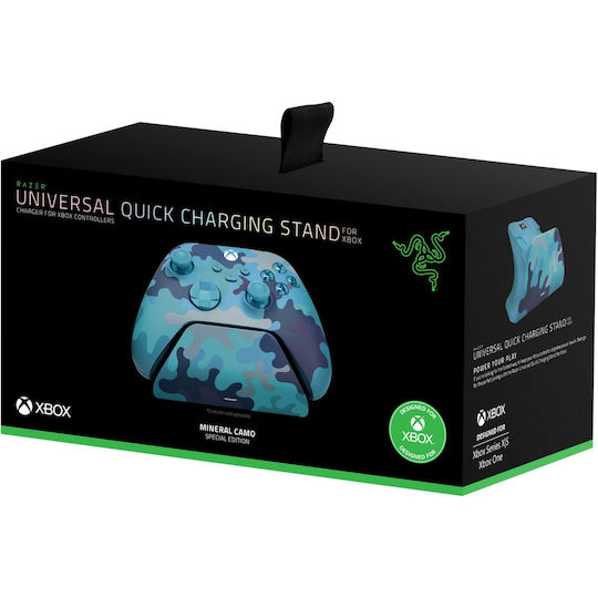 Razer Quick Charging Stand Βάση για 1 χειριστήριο XBOX One / Xbox Series X/S Mineral Camo RC21-01751500-R3M1
