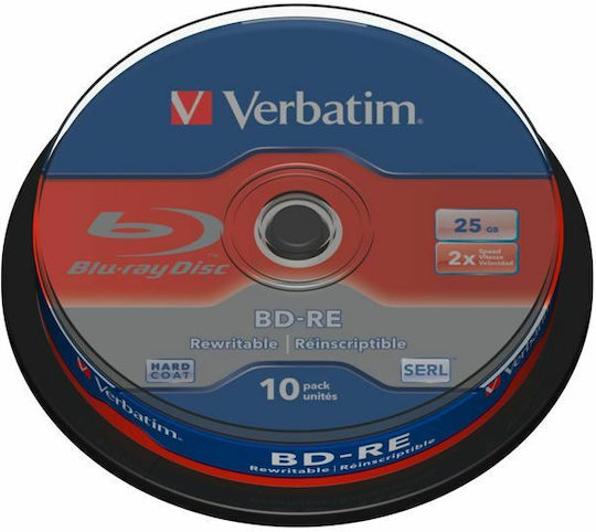 Verbatim BD-RE 2x 25ГБ 10бр