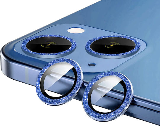 Kameraobjektiv Strass Blau für iPhone 11