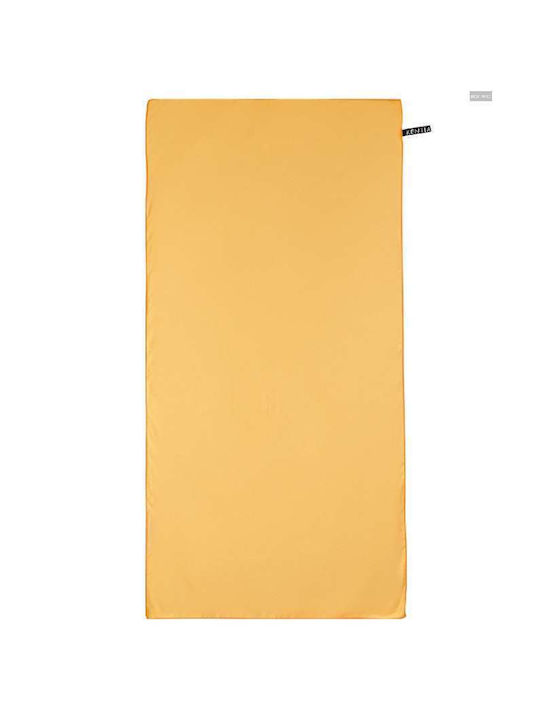 Kentia Active Microfiber Orange Gym Towel with Carrying Case 90x40cm