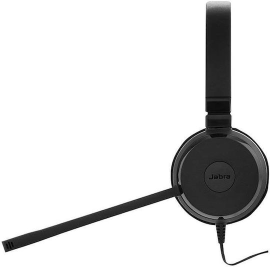 Jabra Evolve 20 MS On Ear Multimedia Ακουστικά με μικροφωνο και σύνδεση USB-C