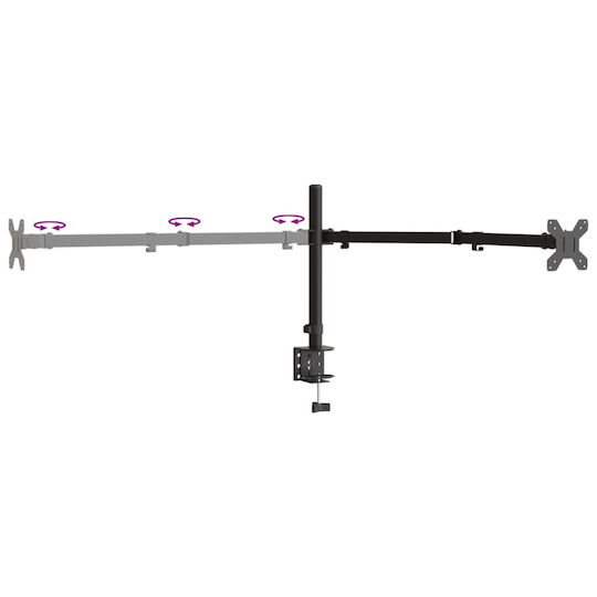 vidaXL Stand Desk Mounted Monitor (358003)