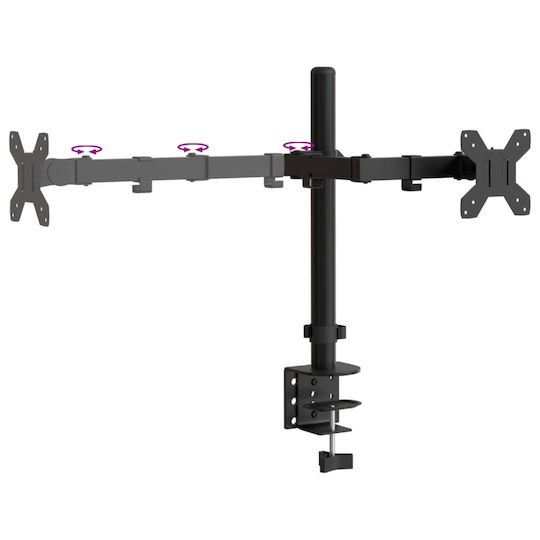vidaXL Stand Desk Mounted Monitor (358002)