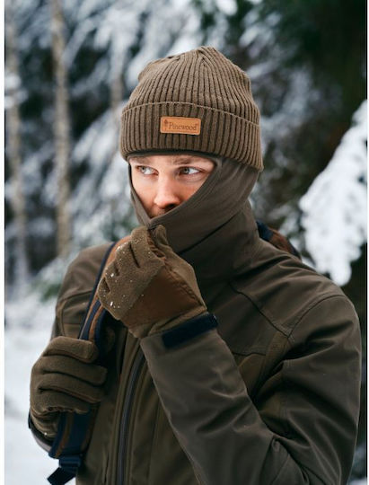 Pinewood Fleece Στρατιωτικά Γάντια σε Καφέ χρώμα