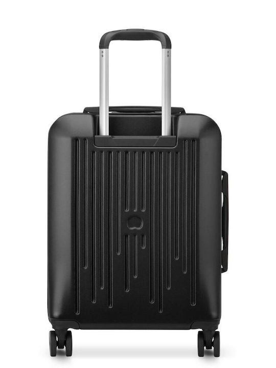 Delsey Christine Cabin Travel Suitcase Hard Black with 4 Wheels Height 54.5cm 389480300EU