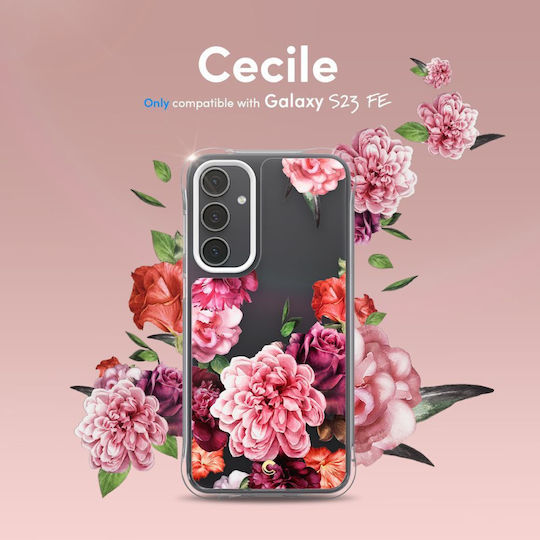 Spigen Cyrill Cecile Back Cover Silicon 2mm Rose Floral (Galaxy S23 FE)