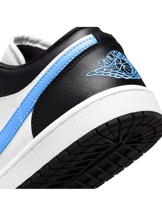 Air  1 Low Adidași Pentru Femei Negri / Albi / Albastru Universitar