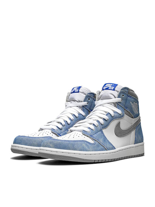 Air  1 Retro High OG Adidași Tip Botine Pentru Bărbați Hyper Royal / Light Smoke Grey / Alb
