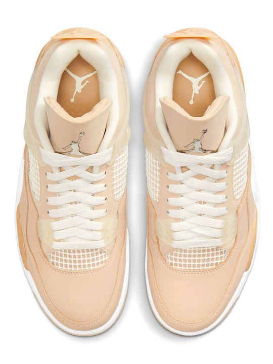 Air  4 Retro Дамски Маратонки Shimmer / Bronze Eclipse / Orange Quartz