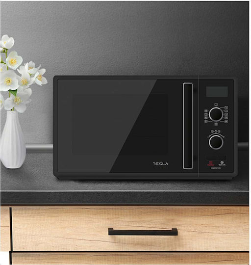 Tesla Cuptor cu microunde cu Grill 23lt Negru