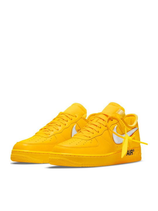 Air Force 1 Sneakers University Gold / Black / Metallic Silver