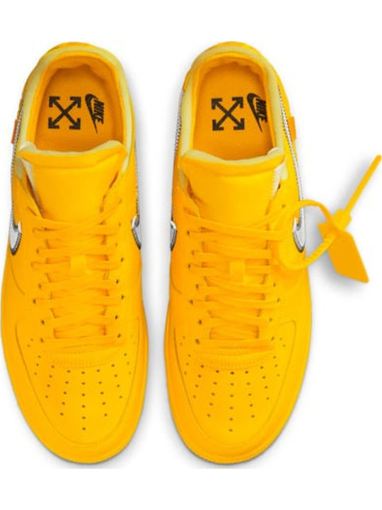 Air Force 1 Sneakers University Gold / Black / Metallic Silver